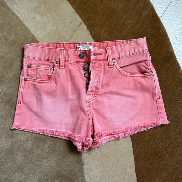 Free People Pants - free people cutoff jean shorts